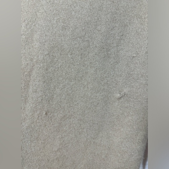 Halogen 100% Cashmere Crewneck Pullover Sweater Women’s Small Neutral Tone Cozy - Picture 10 of 13